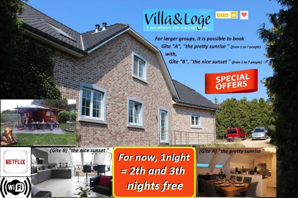 Villa&Loge Lontzen Ngoại thất bức ảnh
